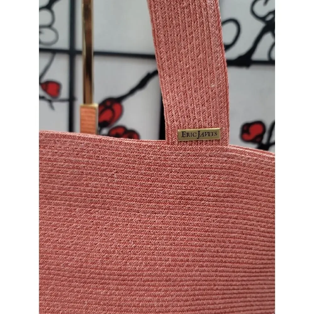 Eric Javits Straw Tote Bag - Pink
